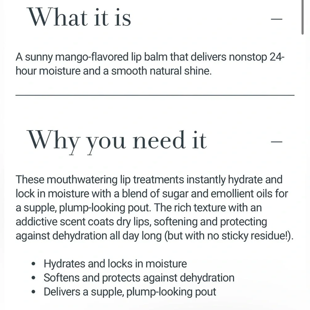 🥭 Fresh Sugar Mango Hydrating Lip Balm